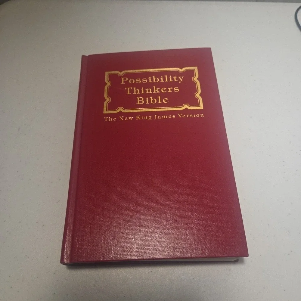 Holy Bible Possibility Thinkers Edition NKJV Thomas Nelson Red Hardcover 1984